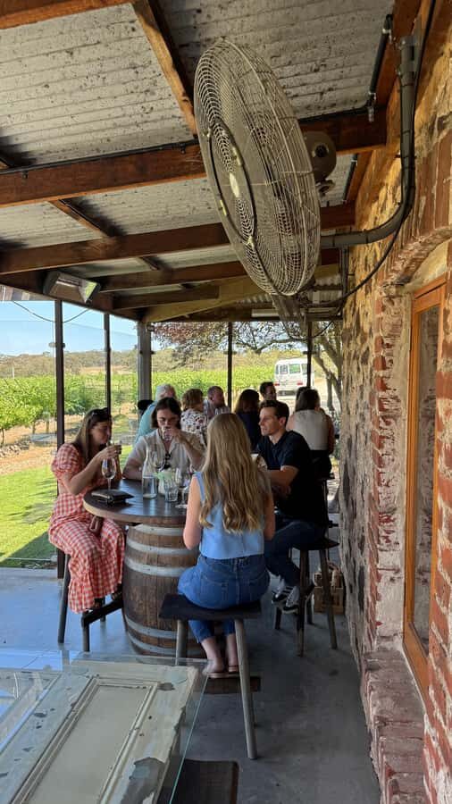 "Barossa Tour from Adelaide: 4 Tastings & Lunch Included" - Final tasting at Chateau Dorrien or Ubertas: a strong finish