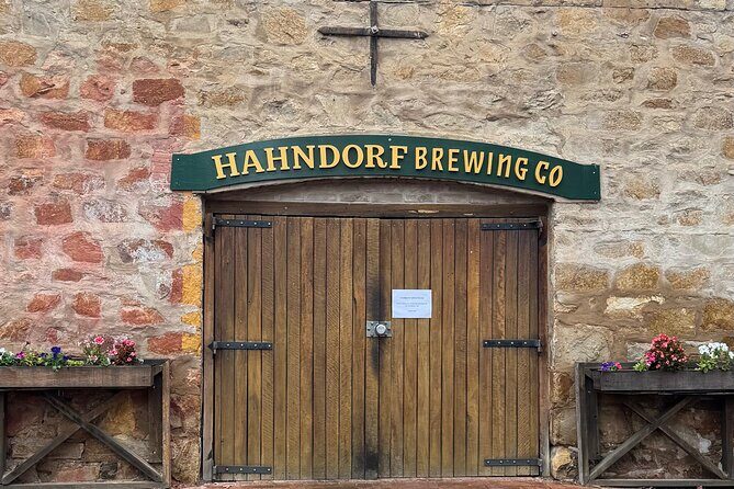 "Discover Hahndorf: Wine, Cheese, Beer, Shops & Lunch Day Trip" - A real sit-down meal at The Haus Restaurant (German-style lunch)