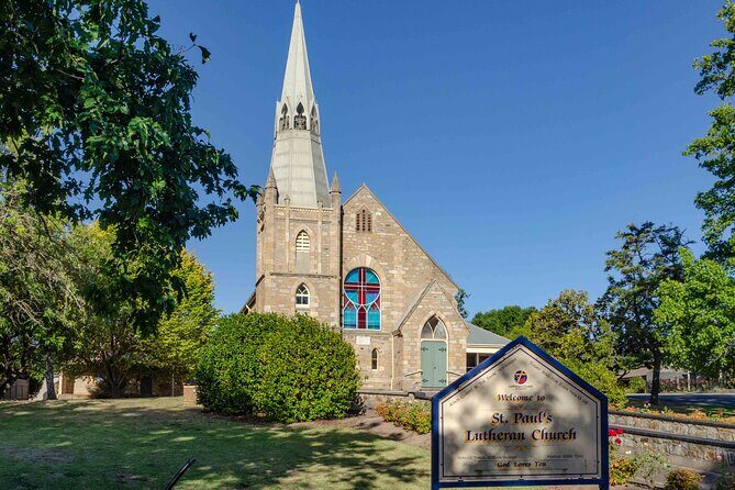 Hahndorf Walking Tour, South Australia - St Paul’s Lutheran Church: built in 1890 and worth the photo time