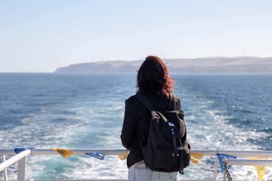 Kangaroo Island Full Day Experience by Ferry Including Lunch - SeaLink ferry from Cape Jervis to Penneshaw: short crossing, big mood shift