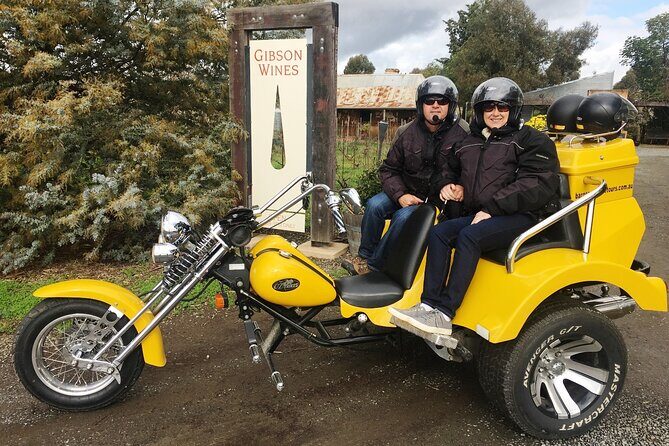 Private Barossa's Best Sightseeing Tour for Two - Why the Barossa on a custom yellow Trike works so well